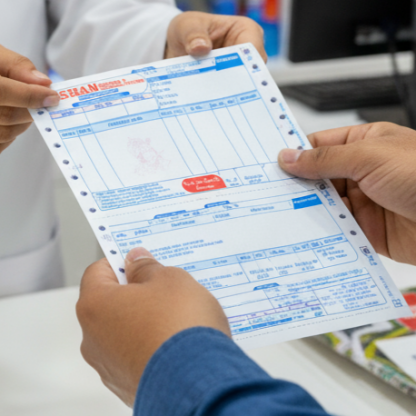 Custom Printed Dot Matrix Bill Without Carbon Copy | Ideal for Invoice Printing - Image 5