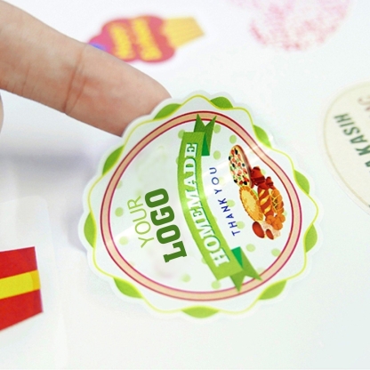 Custom Printed Stickers & Labels | Square & Rectangle Shape | Glossy Finish | Multicolor Printing | Best For Promotion, Marketing & Branding - Image 2