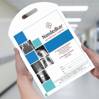 Custom Printed X-Ray Sonography Bag | 130 Micron | 10.5x14.5 Inch | Best For Diagnostic Centre