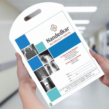 Custom Printed X-Ray Sonography Bag | 130 Micron | 10.5x14.5 Inch | Best For Diagnostic Centre
