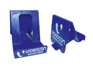 110. Custom Printed Plastic Mobile Stand/Videocon | Corporate Gifting And Branding