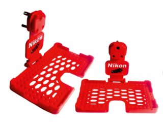 120. Custom Printed Plastic Mobile Stand/Nikon | Corporate Gifting And Branding