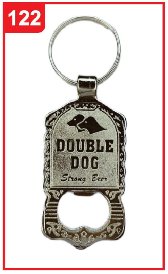 122. Custom Printed Nickel Spark Opener Keychain/Doubledog | Corporate Gifting & Branding