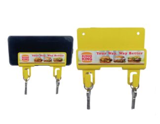 123. Custom Printed Plastic Mobile Stand/Bergerking | Corporate Gifting And Branding