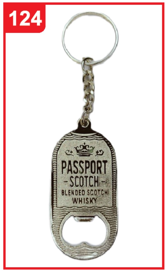 124. Custom Printed Nickel Spark Opener Keychain/Passport | Corporate Gifting & Branding