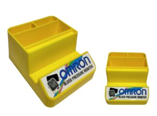 129. Custom Printed Plastic Mobile Stand/Omron | Corporate Gifting And Branding