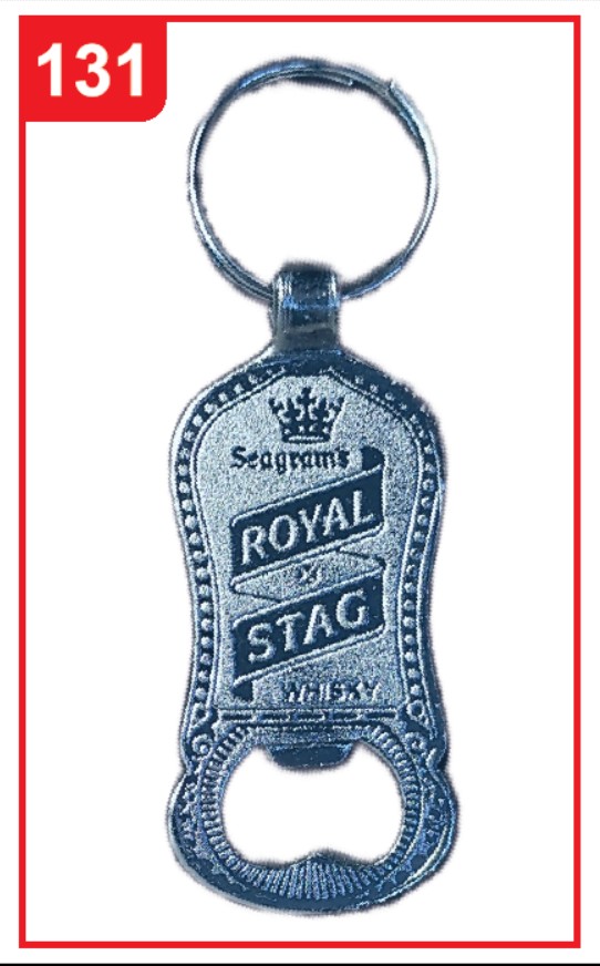 131. Custom Printed Nickel Spark Opener Keychain/Royalstag | Corporate Gifting & Branding