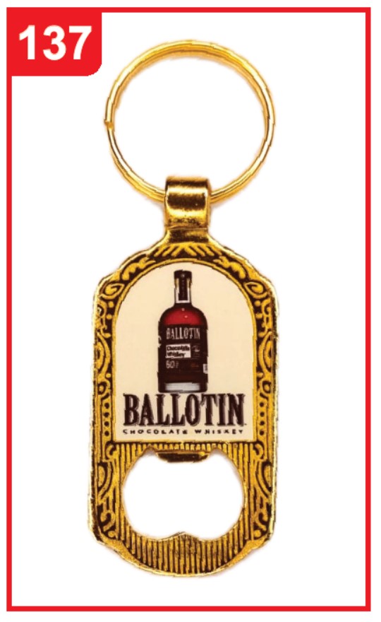 137. Custom Printed Golden Digital Keychain/Ballotin | Corporate Gifting & Branding