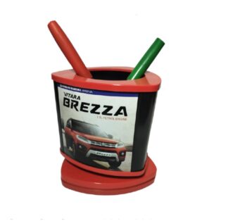 143. Custom Printed Plastic Pen Stand/Brezza | Corporate Gifting And Branding