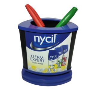 144. Custom Printed Plastic Pen Stand/Nycil | Corporate Gifting And Branding