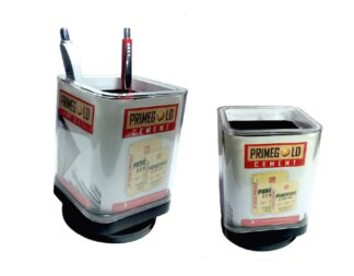 145. Custom Printed Plastic Pen Stand/Primegold | Corporate Gifting And Branding