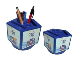 156. Custom Printed Plastic Pen Stand/Surfexcel | Corporate Gifting And Branding