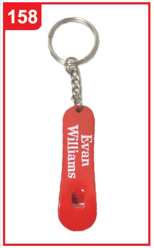 158. Custom Printed Powder Coated Keychain/Evanwilliams | Corporate Gifting & Branding