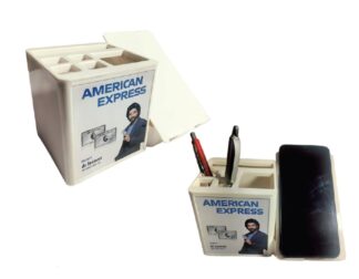 159. Custom Printed Plastic Pen Stand/American | Corporate Gifting And Branding