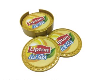 163. Custom Printed Plastic Tea Coaster/Lipton | Corporate Gifting And Branding