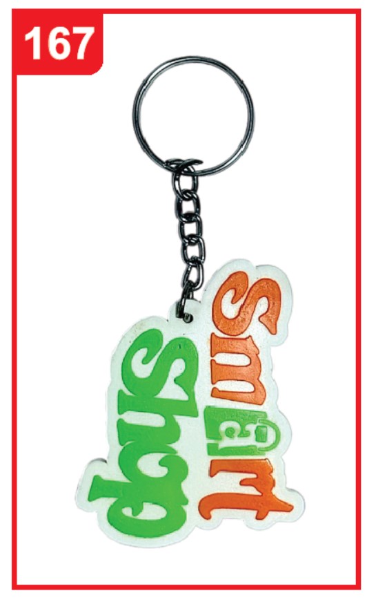 167. Custom Printed Sillicon Keychain/Smartshop | Corporate Gifting & Branding