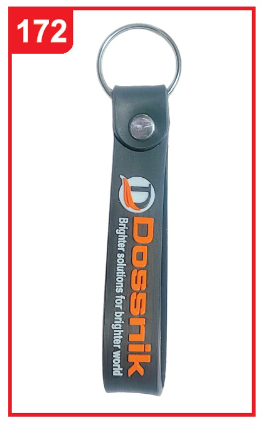 172. Custom Printed Sillicon Keychain/Dossnik | Corporate Gifting & Branding
