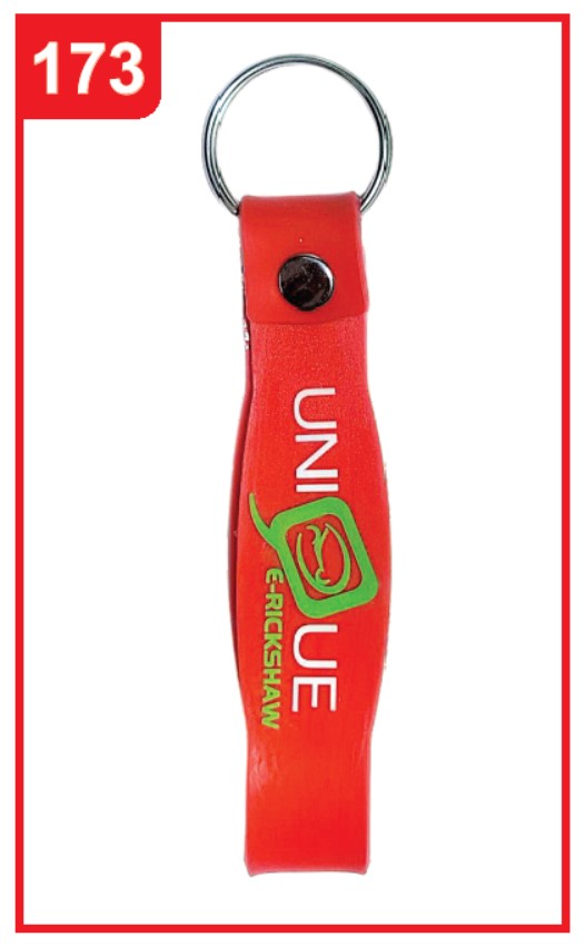 173. Custom Printed Sillicon Keychain/Unique | Corporate Gifting & Branding