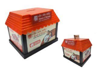 174. Custom Printed Plastic Money Box/Bankofbroda | Corporate Gifting And Branding