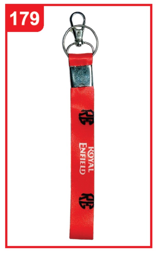179. Custom Printed Saatan Keychain/Royalenfield | Corporate Gifting & Branding