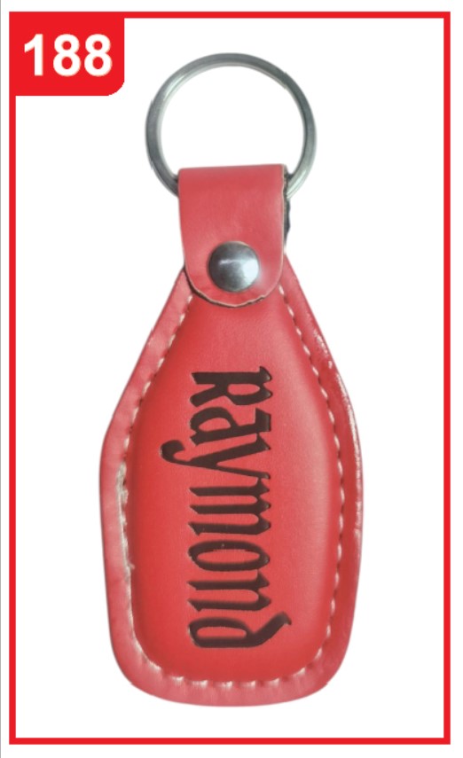 188. Custom Printed Leather Keychain/Raymond | Corporate Gifting & Branding