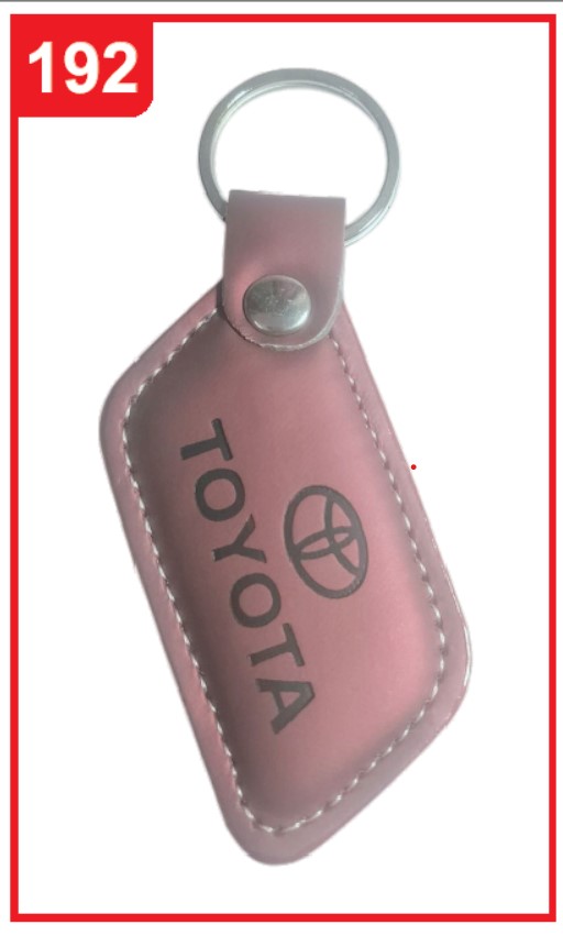 192. Custom Printed Leather Keychain/Toyota | Corporate Gifting & Branding