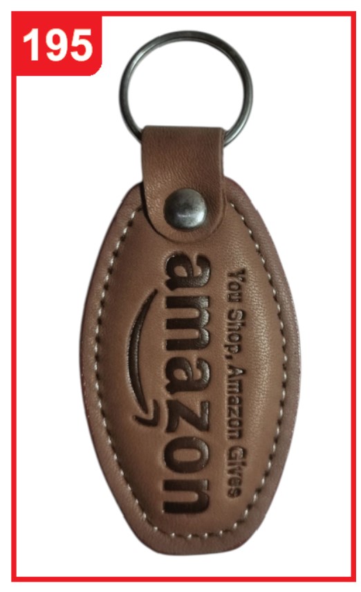 195. Custom Printed Leather Keychain/Amazon | Corporate Gifting & Branding