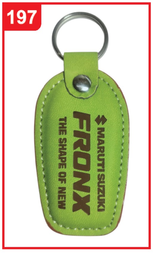 197. Custom Printed Leather Keychain/Fronx | Corporate Gifting & Branding