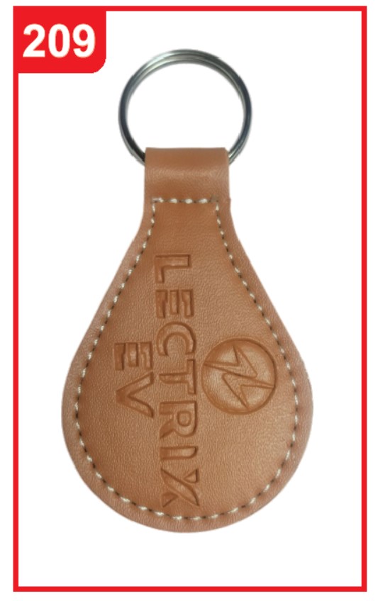 209. Custom Printed Leather Keychain/Lectrix | Corporate Gifting & Branding