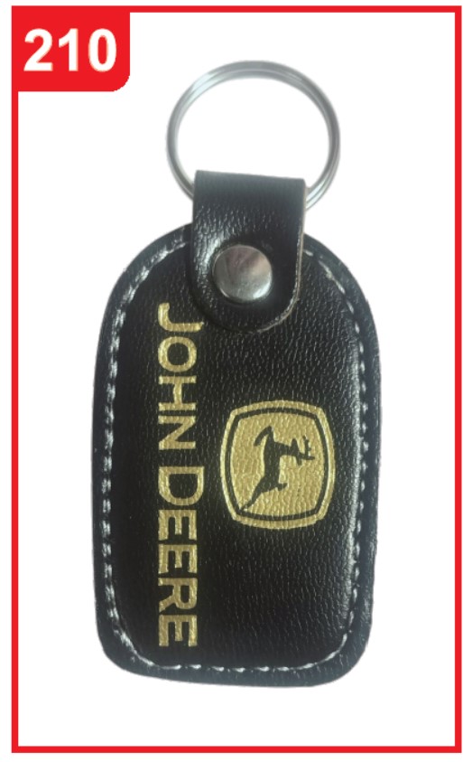 210. Custom Printed Leather Keychain/Johndeere | Corporate Gifting & Branding