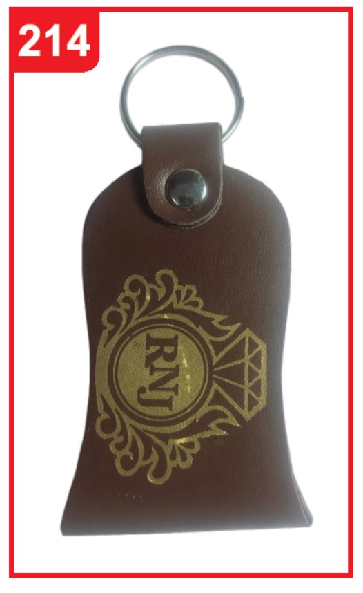 214. Custom Printed Leather Keychain/Rnj | Corporate Gifting & Branding