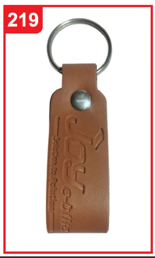 219. Custom Printed Leather Keychain/Joy | Corporate Gifting & Branding