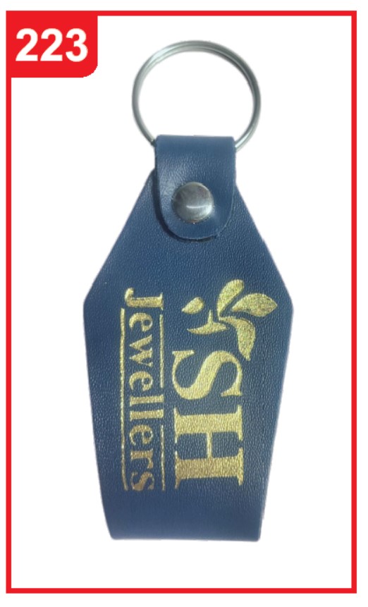 223. Custom Printed Leather Keychain/Shjewellere | Corporate Gifting & Branding