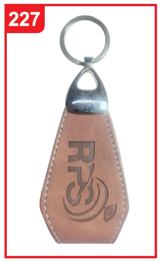 227. Custom Printed Leather Keychain/Rps | Corporate Gifting & Branding