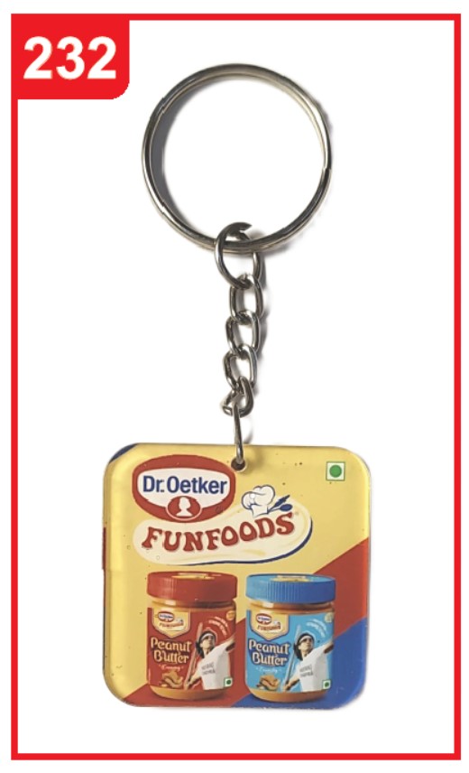 232. Custom Printed Acrylic Keychain/Droetkar | Corporate Gifting & Branding