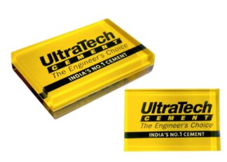 097. Custom Printed Acrylic Paper Weight/Ultratech | Corporate Gifting And Branding