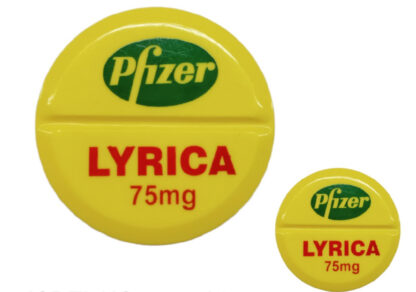 001. Custom Printed Plastic Paper Weight/Pfizer | Corporate Gifting And Branding