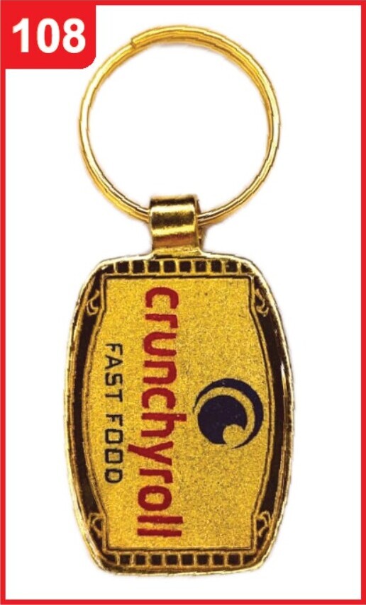 108. Custom Printed Golden Meena Keychain/Crunchyroll | Corporate Gifting & Branding