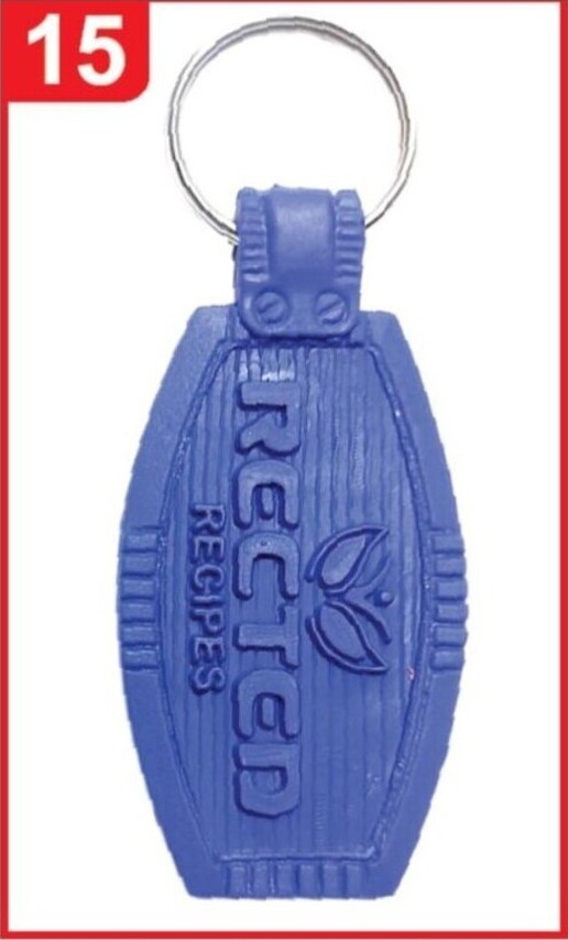 015. Custom Printed Pvc Mold Keychain/Rected | Corporate Gifting & Branding