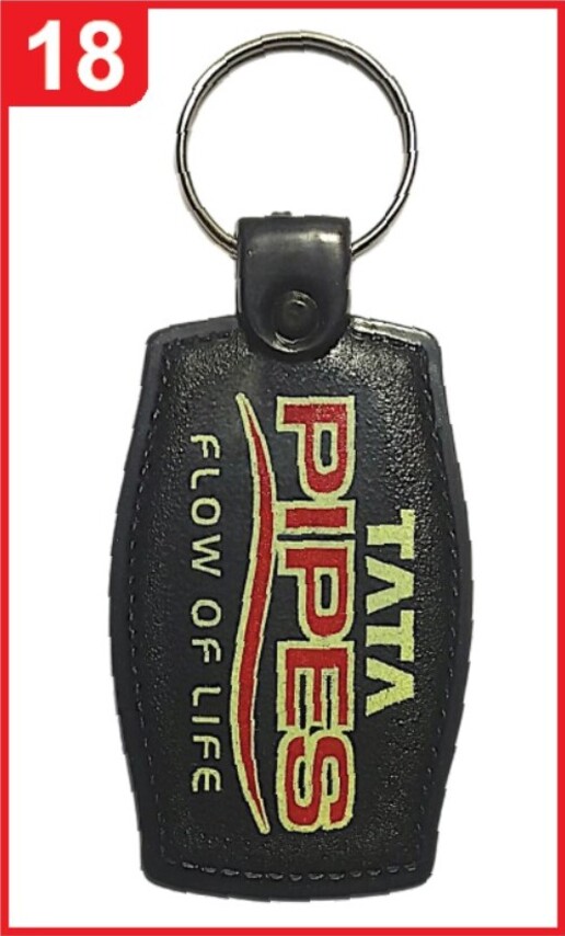 018. Custom Printed Abs Patta Keychain/Tatapipes | Corporate Gifting & Branding