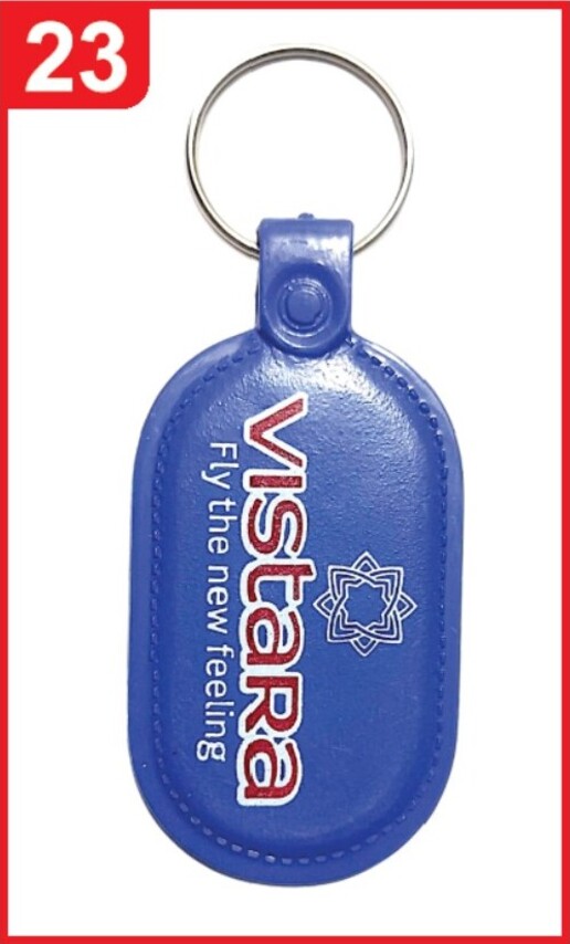 023. Custom Printed Abs Patta Keychain/Vistara | Corporate Gifting & Branding