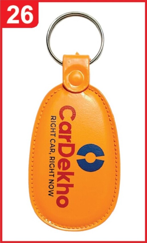 026. Custom Printed Abs Patta Keychain/Cardekho | Corporate Gifting & Branding