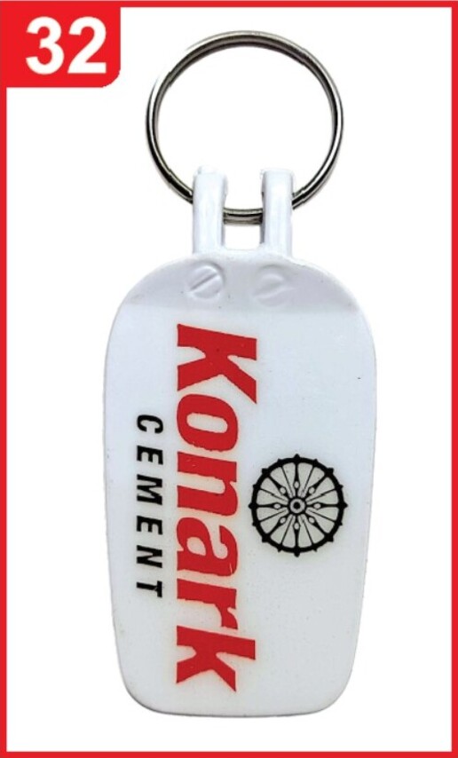 032. Custom Printed Abs Meena Keychain/Konark | Corporate Gifting & Branding