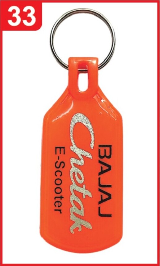 033. Custom Printed Abs Meena Keychain/Bajajchetak | Corporate Gifting & Branding