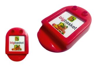 034. Custom Printed Plastic Paper Weight/Bigbasket | Corporate Gifting And Branding