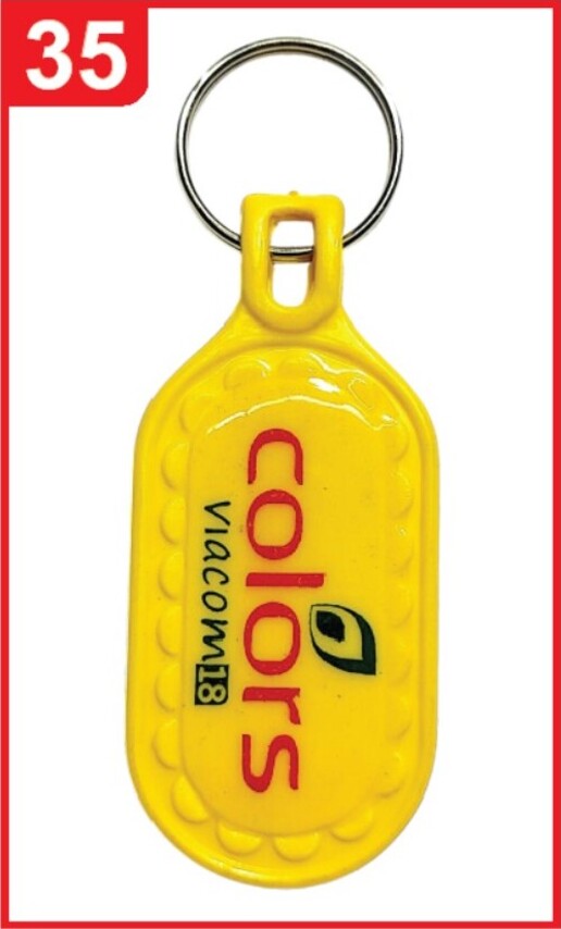 035. Custom Printed Abs Meena Keychain/Colors | Corporate Gifting & Branding