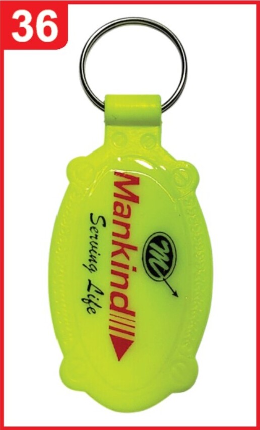 036. Custom Printed Abs Meena Keychain/Mankind | Corporate Gifting & Branding
