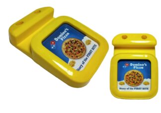 036. Custom Printed Plastic Paper Weight/Domino’S | Corporate Gifting And Branding