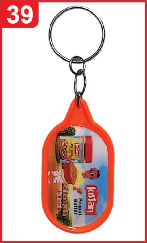 039. Custom Printed Abs Meena Digital Keychain/Kissan | Corporate Gifting & Branding
