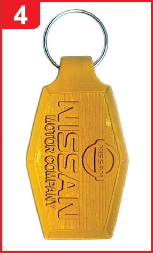004. Custom Printed Pvc Mold Keychain/Nissan | Corporate Gifting & Branding